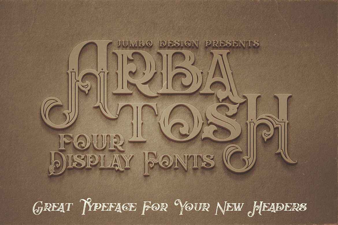 Arbatosh - Display Font - view 5