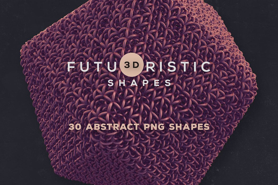 Free 3D Abstract Shapes 17 - view 4