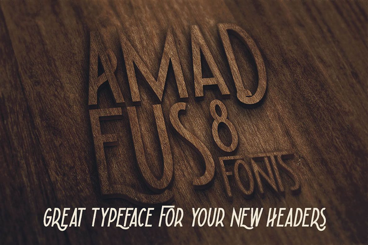 Amadeus - Display Font - view 5