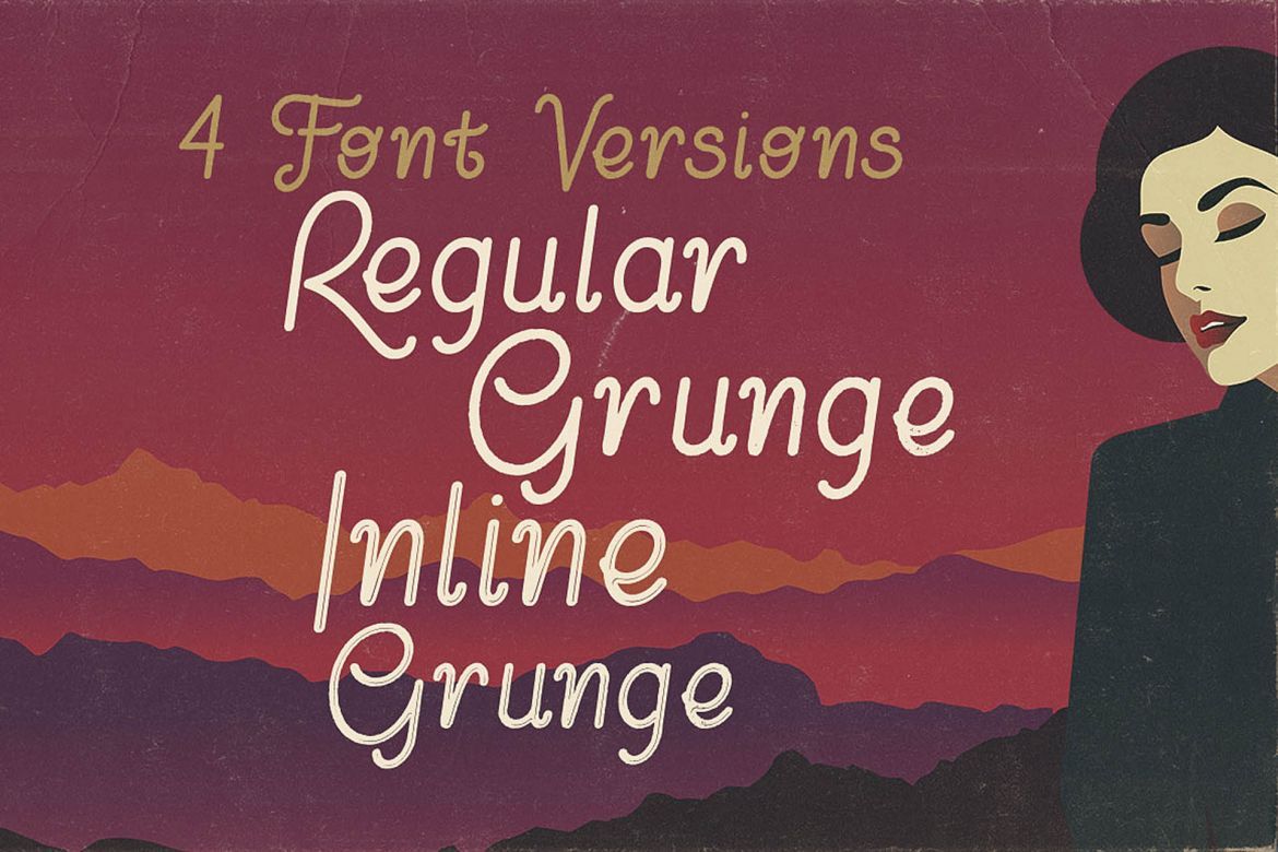 Coconut - Display Font alternate