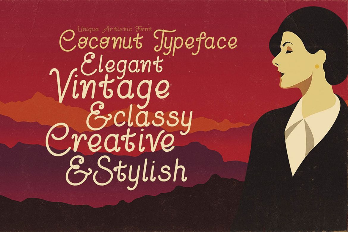 Coconut - Display Font - view 3