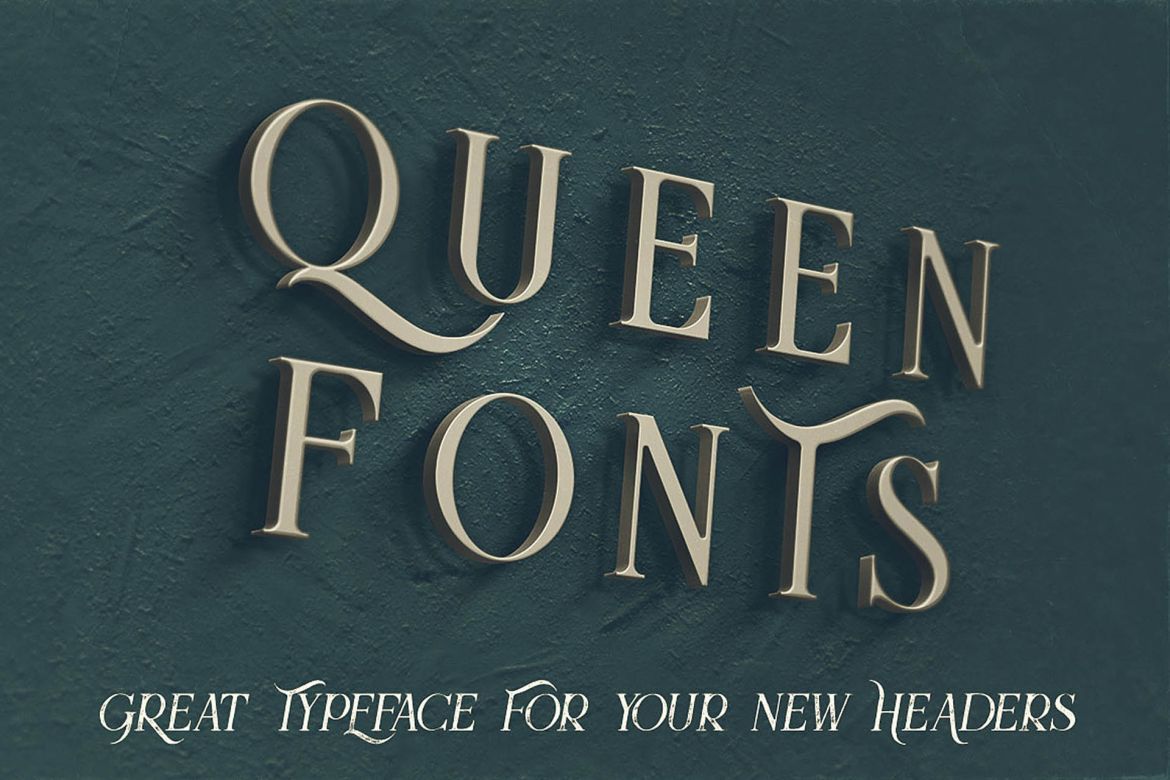 Queen - Display Font - view 5
