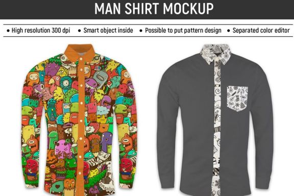 Man Shirt Mock-Up