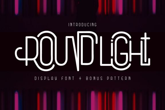 Round Light Font