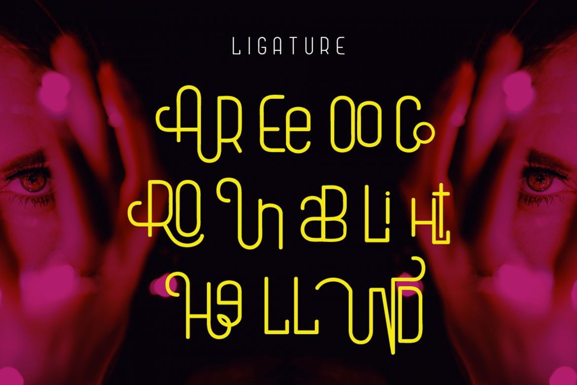 Round Light Font - view 7