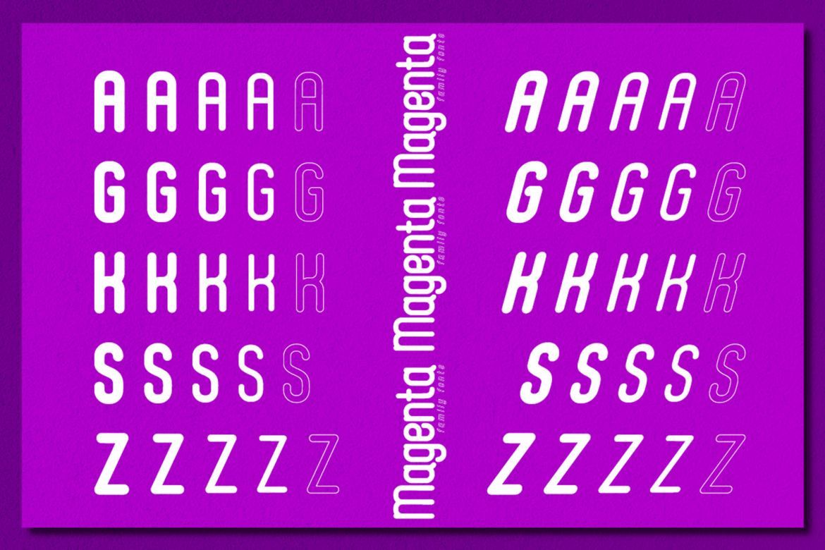Magenta Family Fonts - view 9