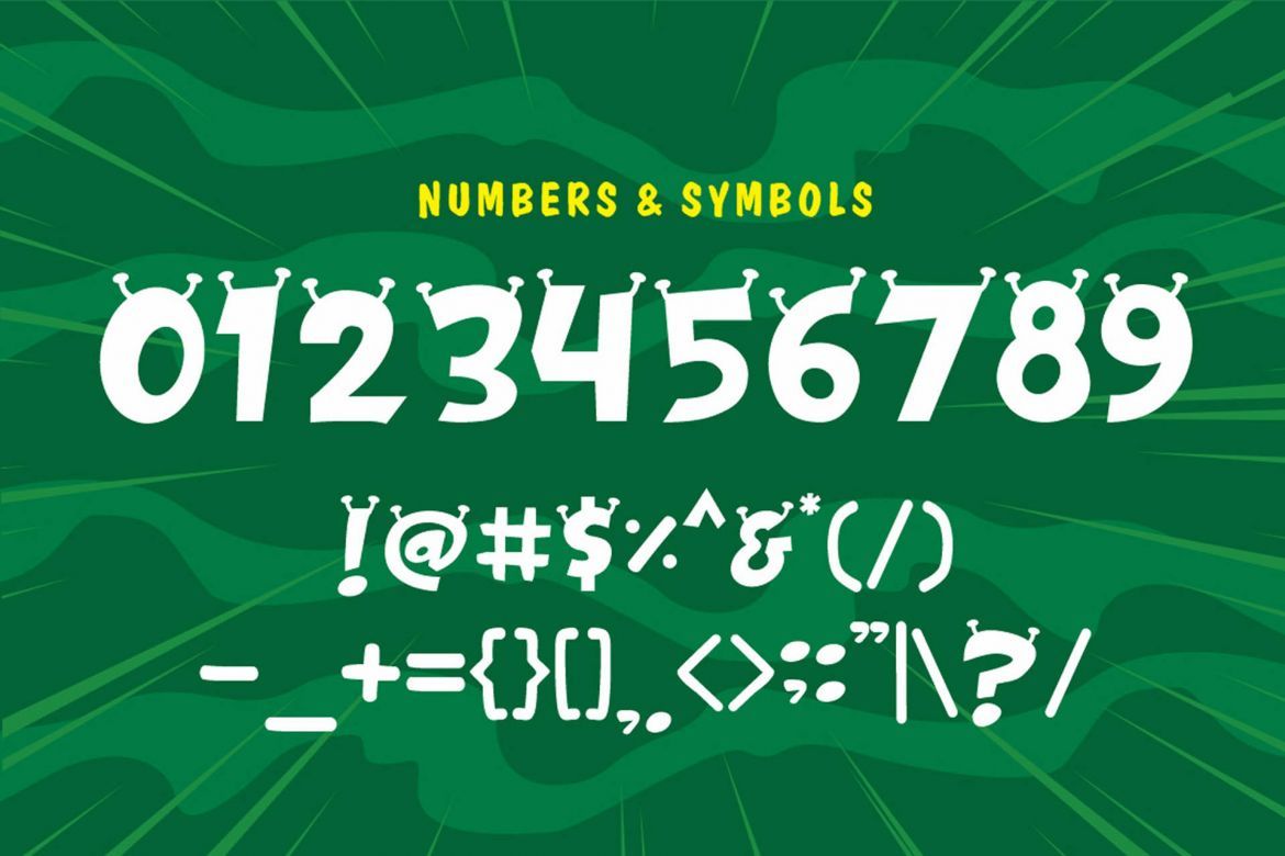 ALIEN INVASION Display Font - view 6