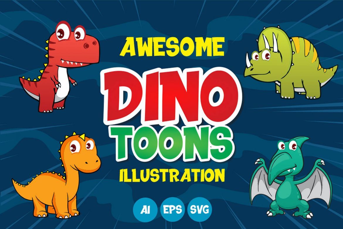 DINOTOONS Display Font - view 3
