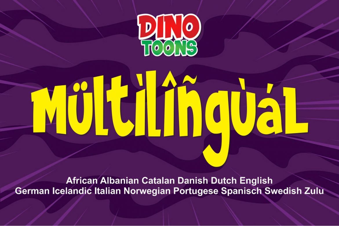 DINOTOONS Display Font - view 6