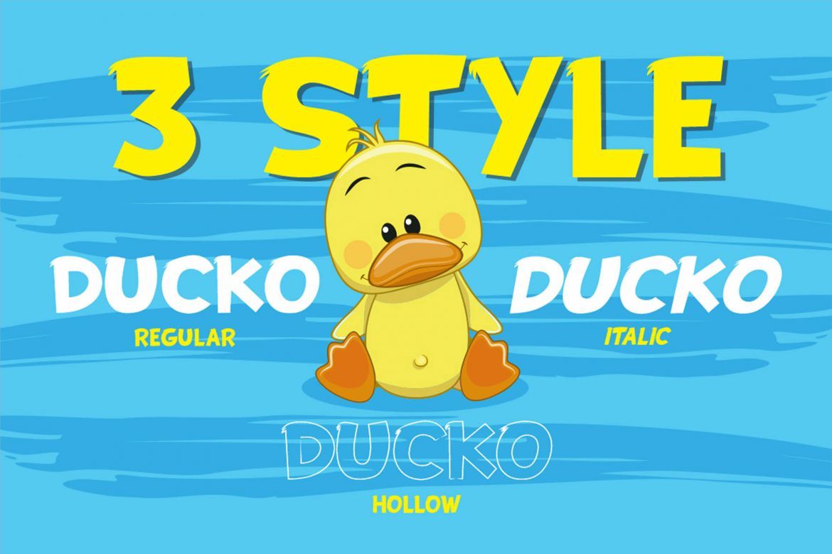 DUCKO Display Font - view 8