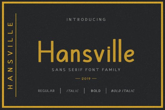 Hansvile - Sans Family