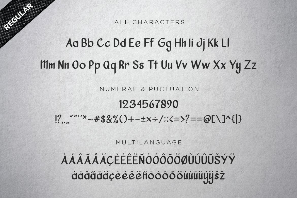 Vanjar Font alternate