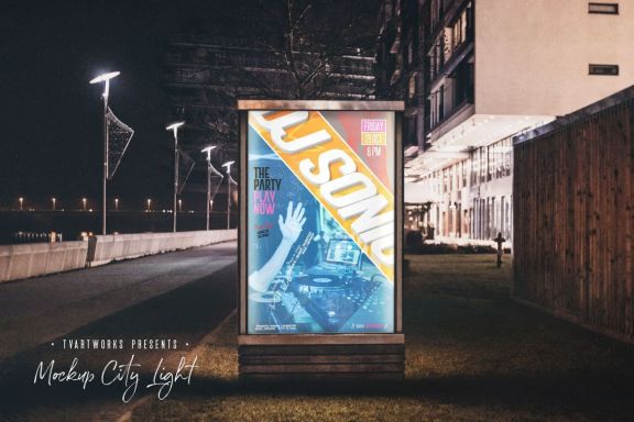 City Light Board Mockup 05