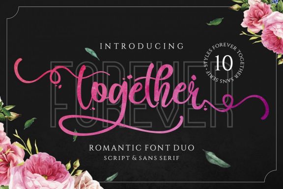 Forever Together Font Duo