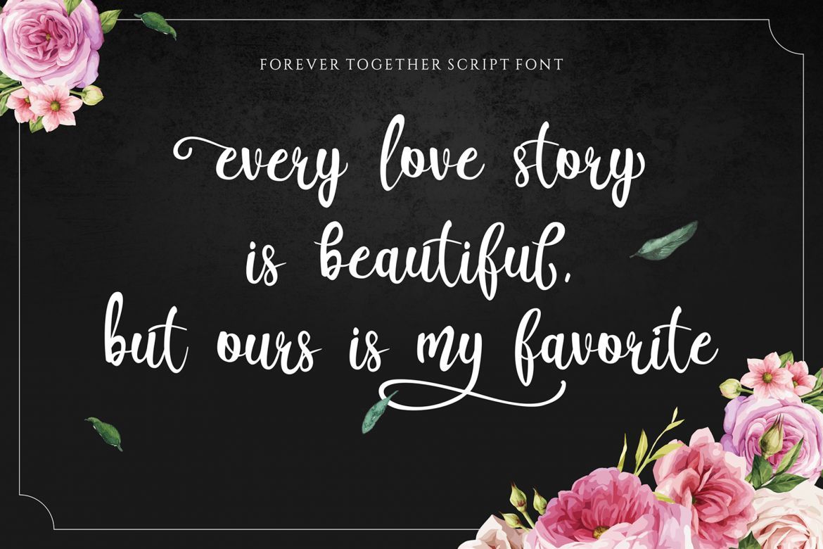 Forever Together Font Duo alternate