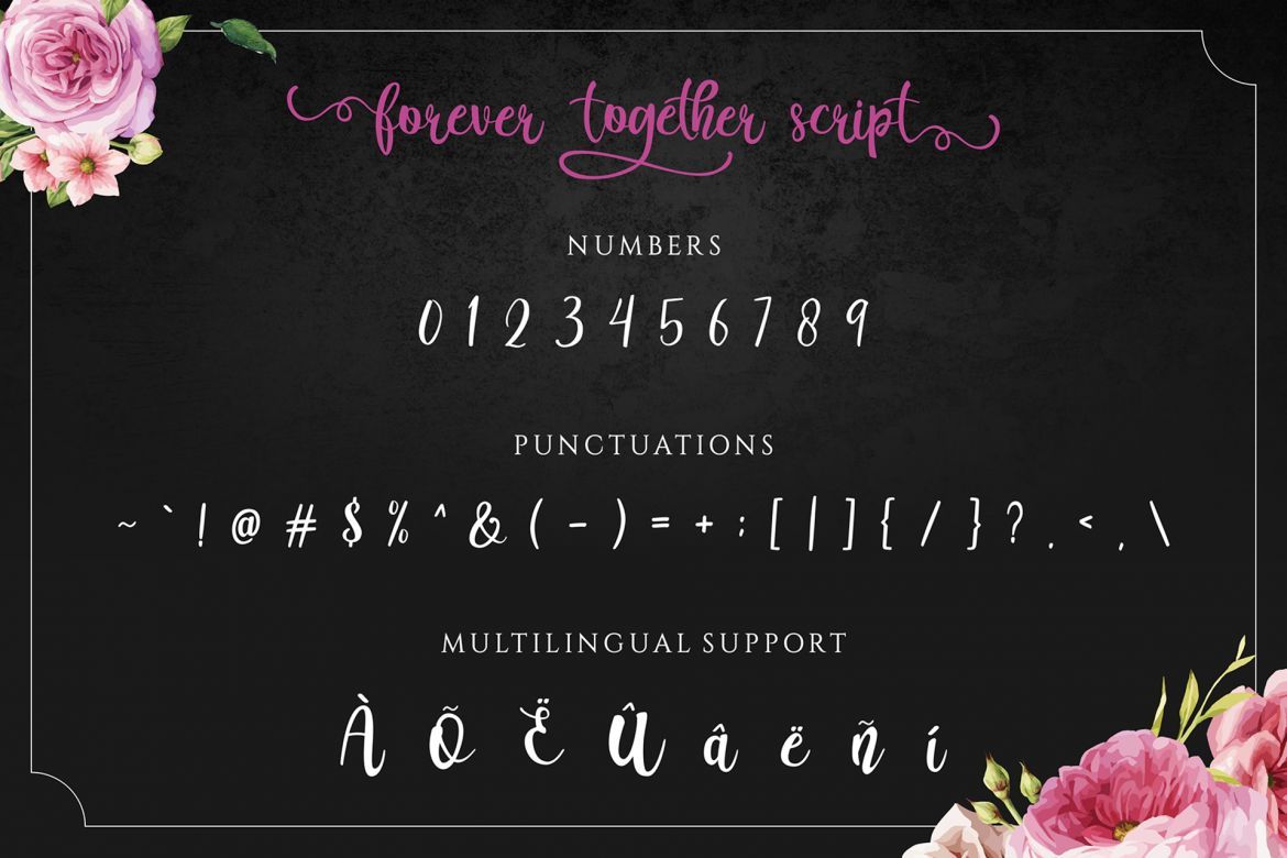 Forever Together Font Duo - view 4