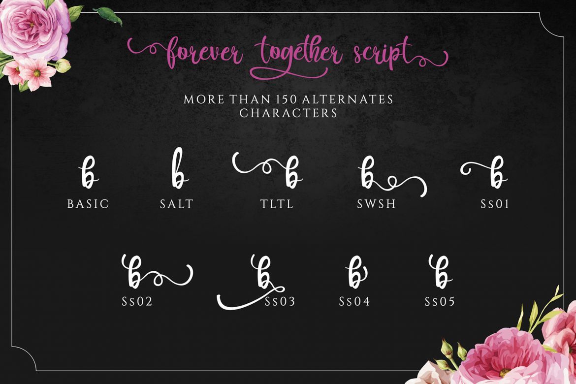 Forever Together Font Duo - view 5