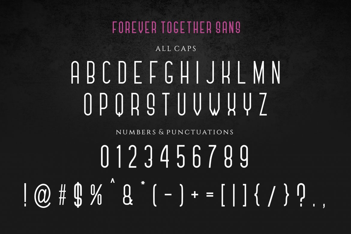 Forever Together Font Duo - view 8