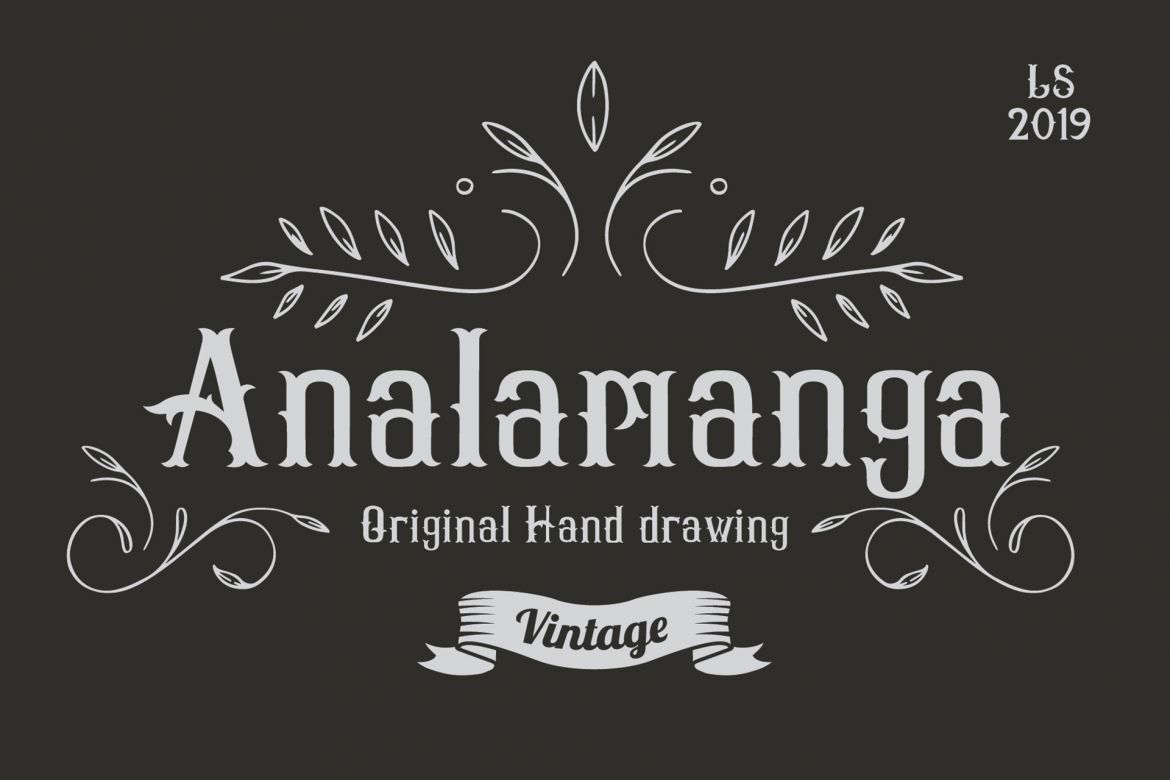 Waltair Decorative Font alternate