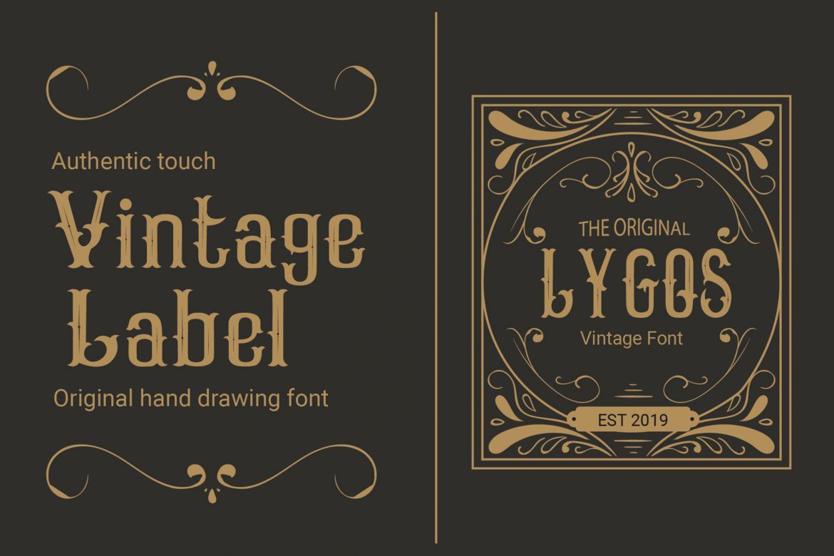 Waltair Decorative Font - view 3