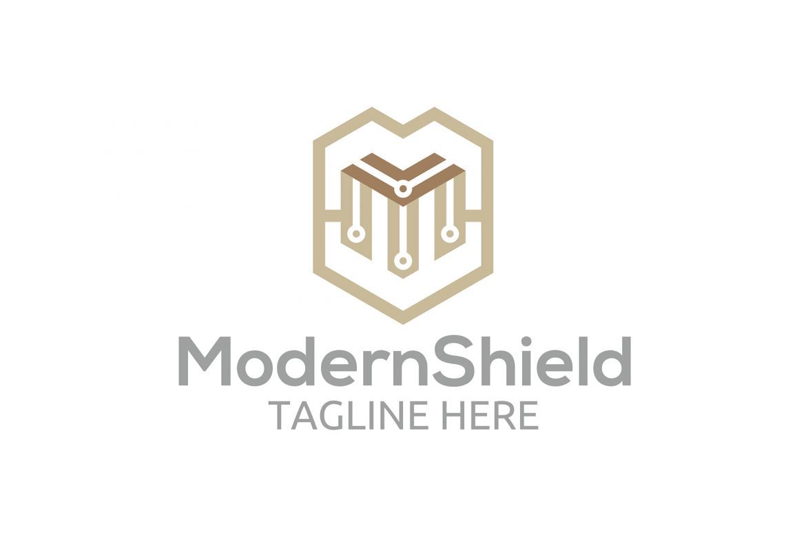 Modern Shield Logo alternate
