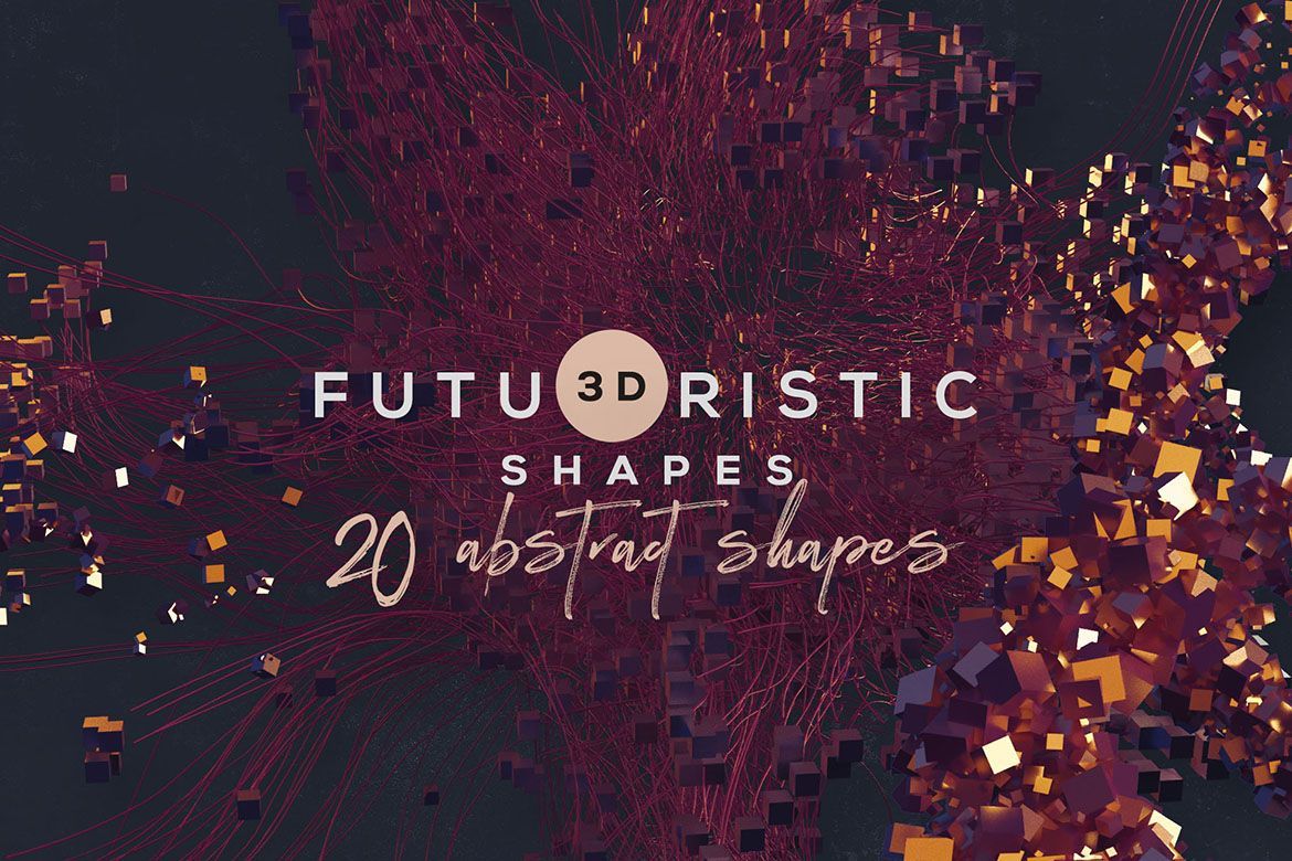 Free 3D Abstract Shapes 18 - view 3