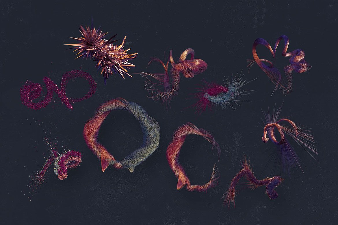 Free 3D Abstract Shapes 18 - view 5