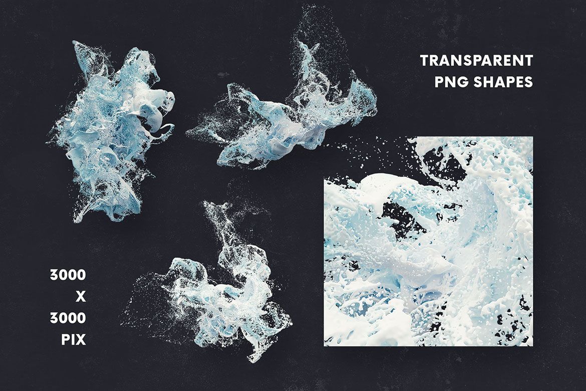 Amazing Splash PNG Shapes - view 3