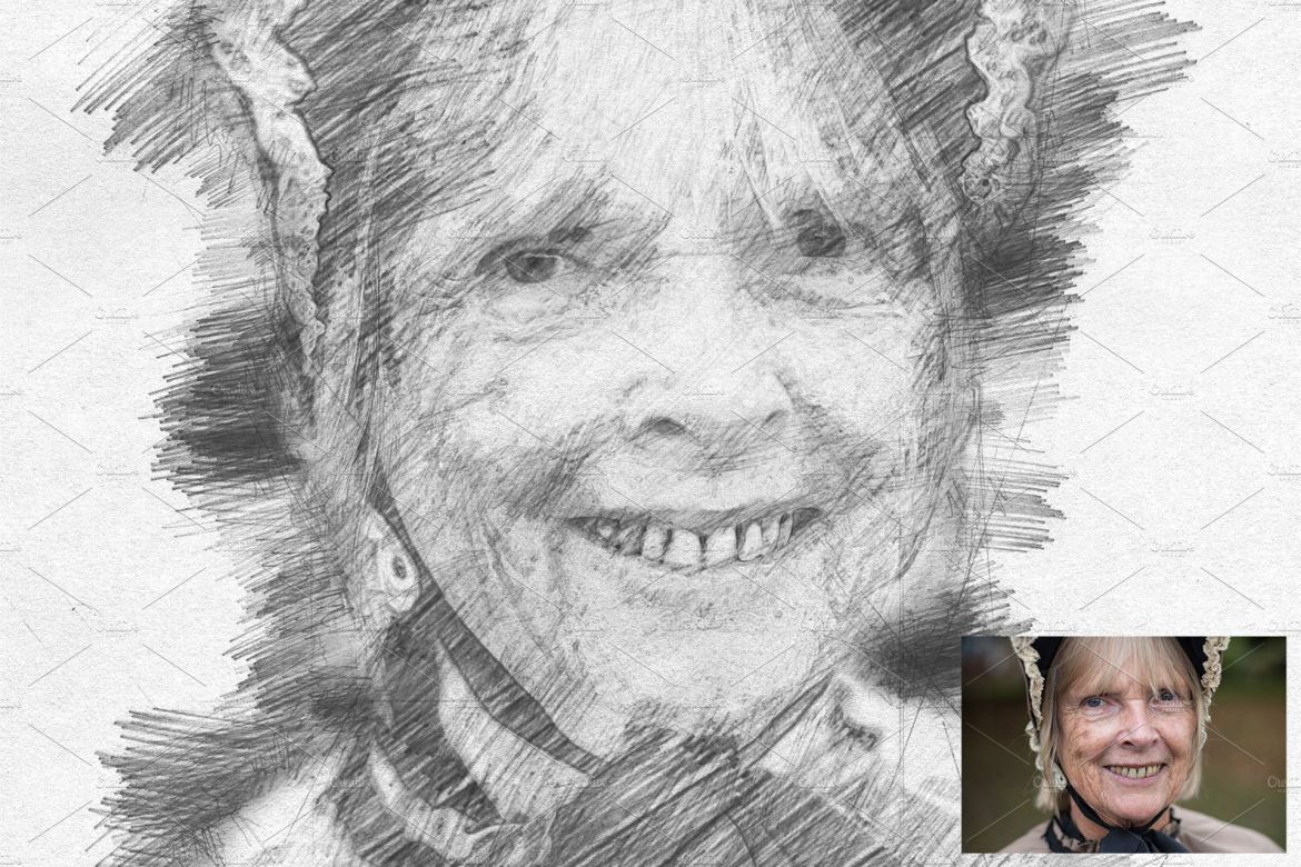 Pencil Sketch Photoshop Action - view 3