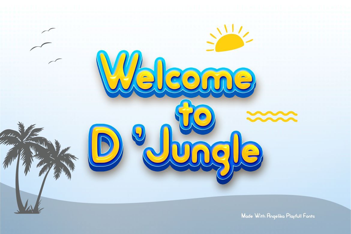 Angelika - Free Font alternate