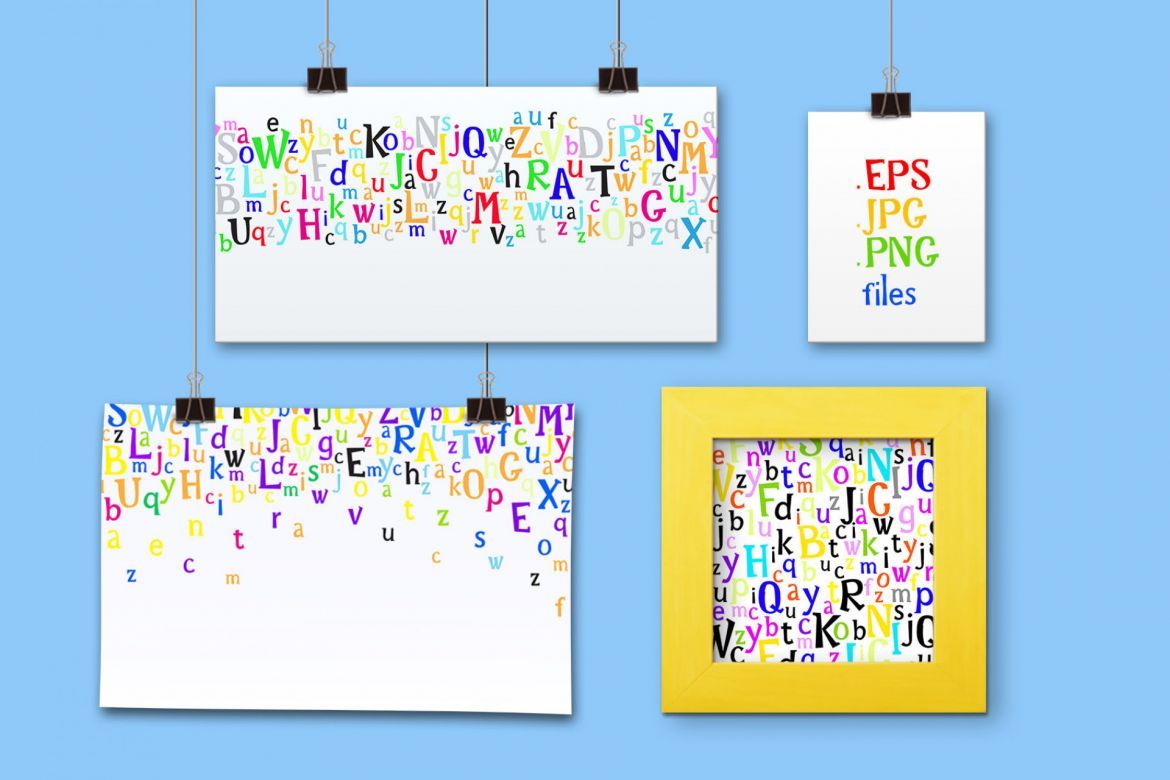 Rainbow Chalk Kids Font - view 3