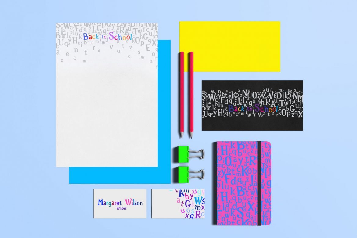 Rainbow Chalk Kids Font - view 12