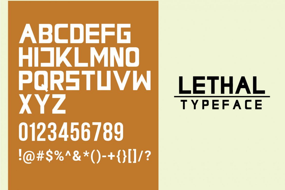 Lethal Markwell Font Duo - view 4