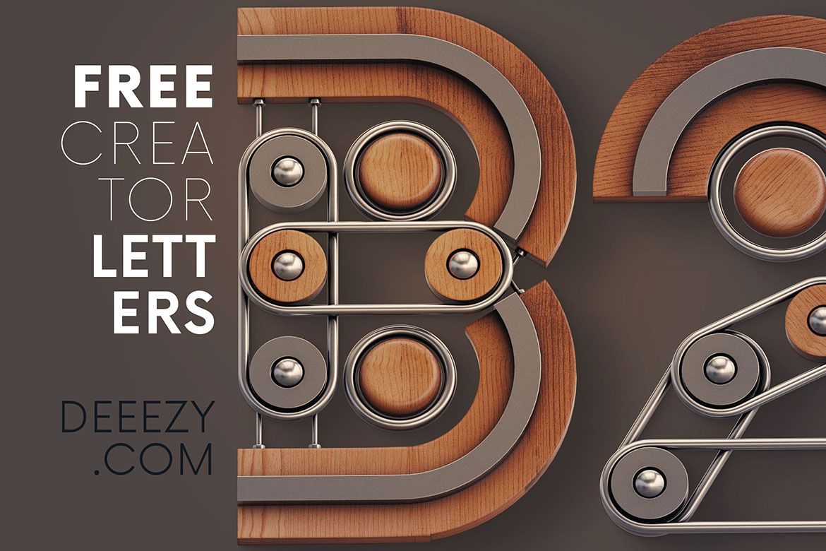 Free Creator 3D Lettering alternate