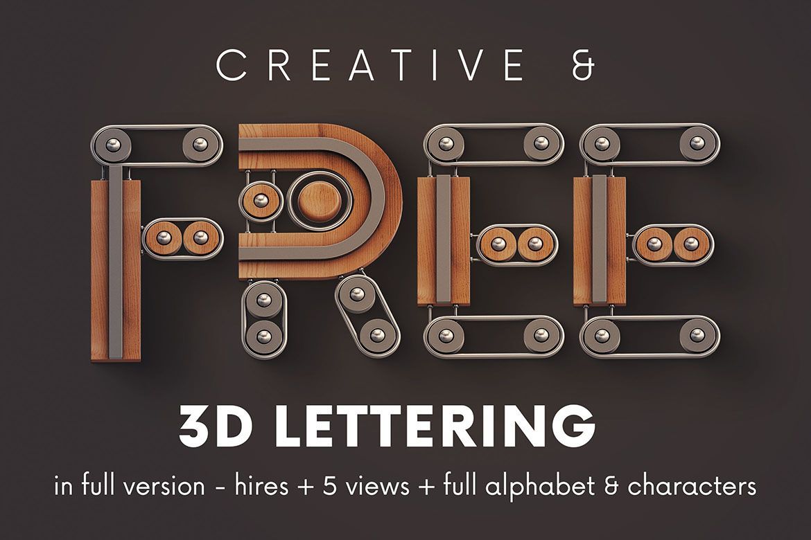 Free Creator 3D Lettering - view 4