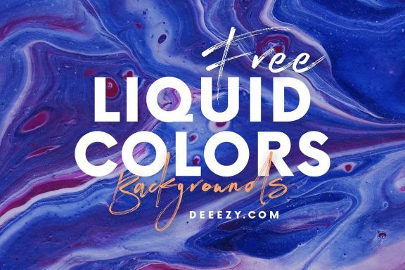 8 Free Liquid Color Backgrounds