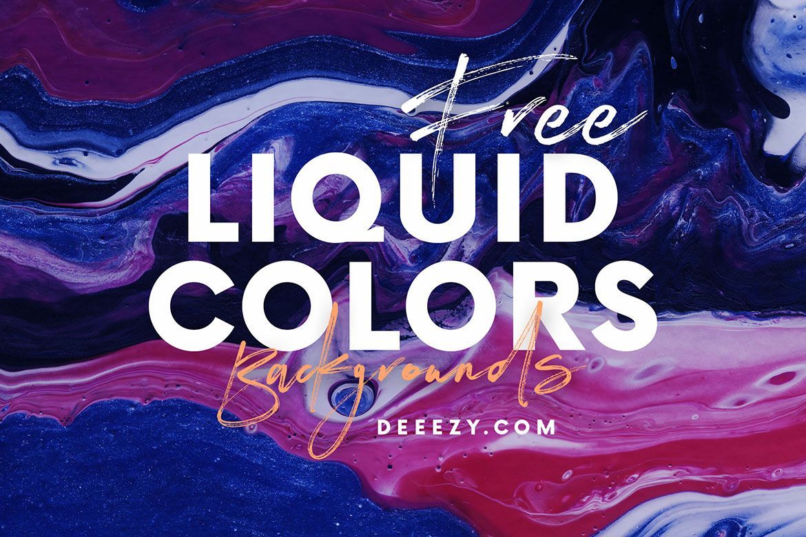 8 Free Liquid Color Backgrounds alternate