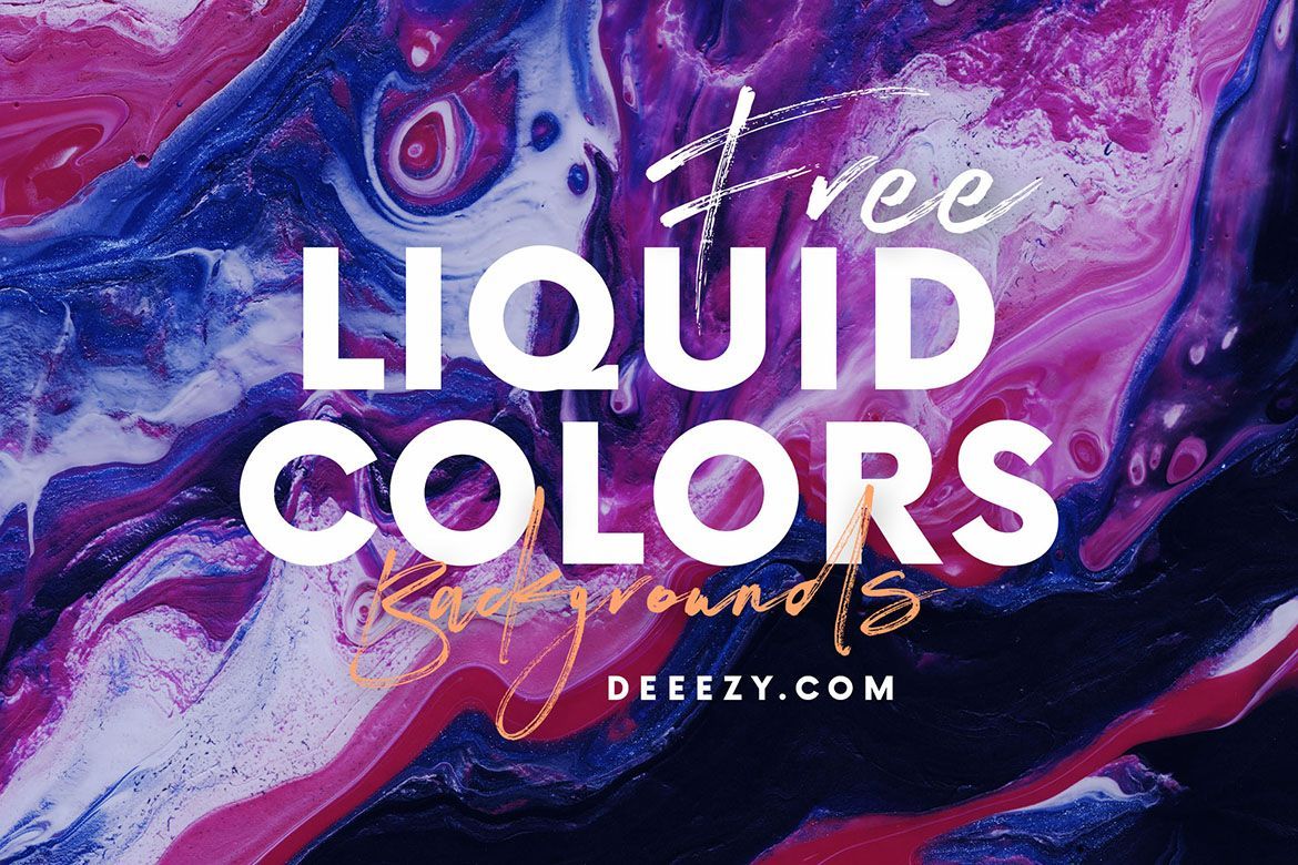 8 Free Liquid Color Backgrounds - view 4