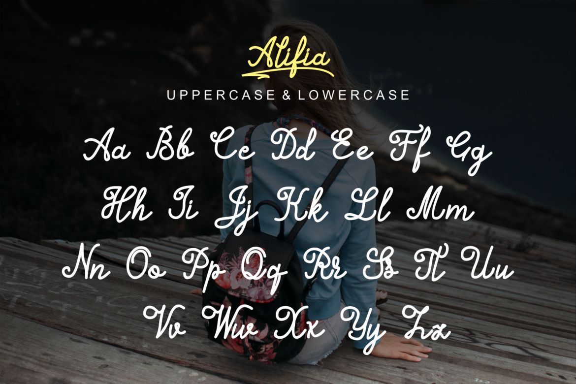 Alifia Monoline Script - view 5