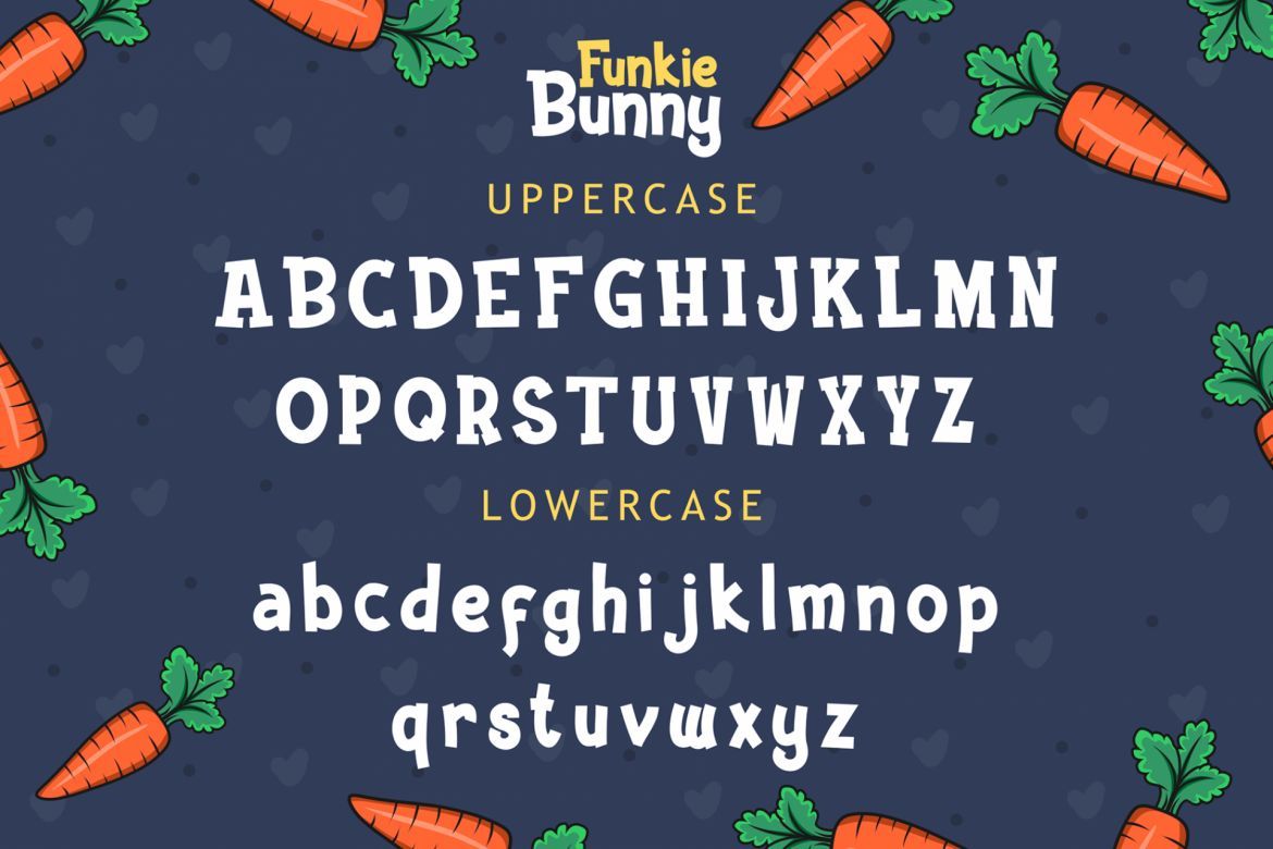 Funky Bunny Display Font - view 6
