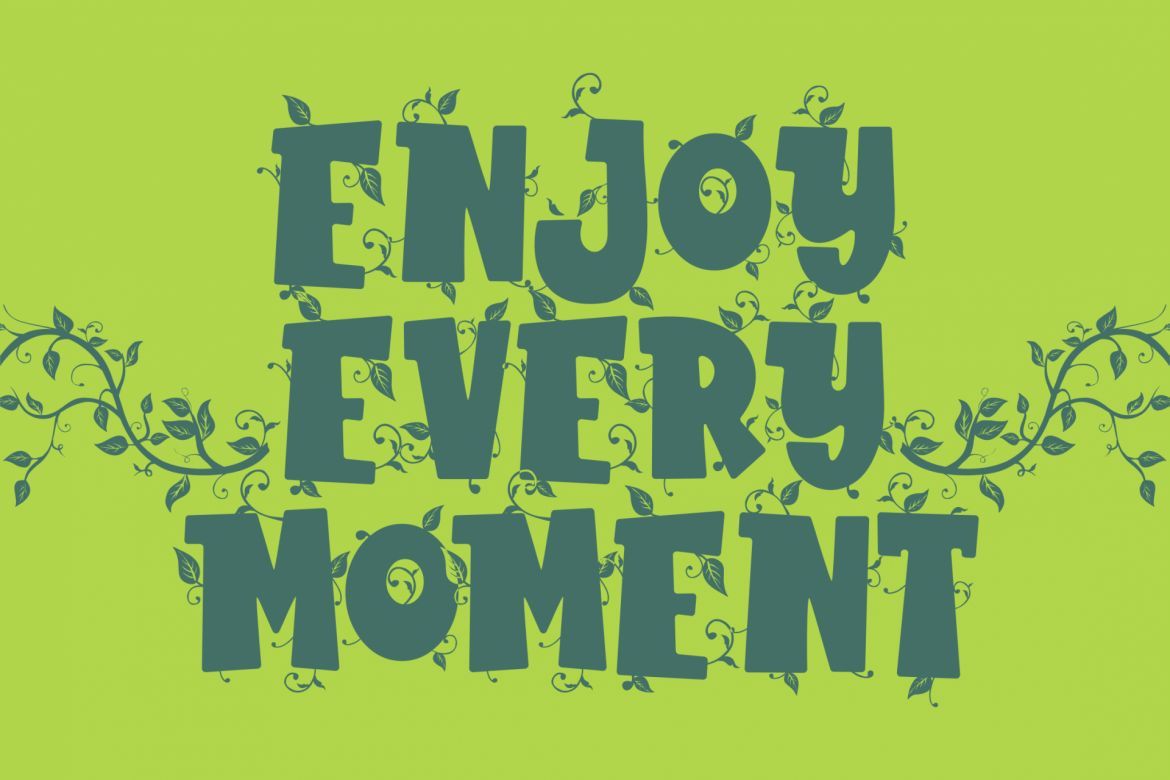 Hello Spring Display Font alternate