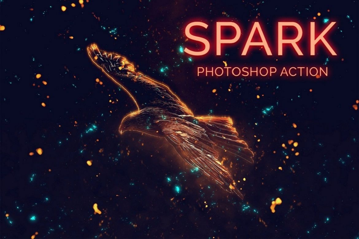 Spark Photoshop Action - view 3