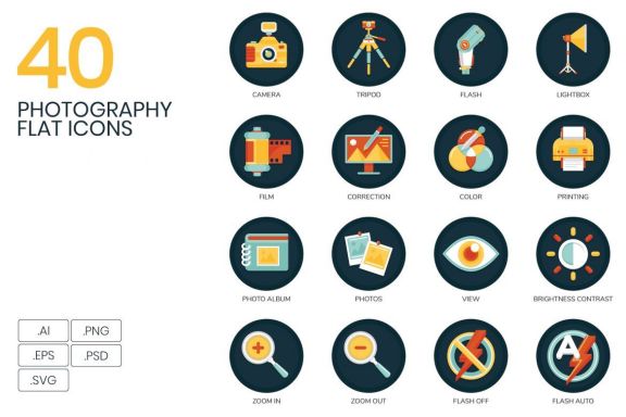 40 Photography Icons