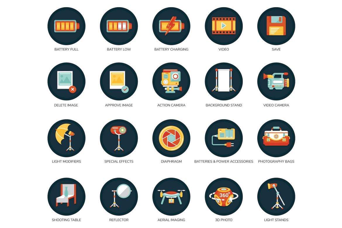 40 Photography Icons - view 3