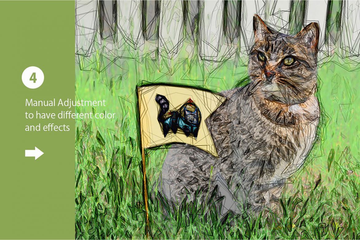 Scrape Line Photoshop Action - view 3