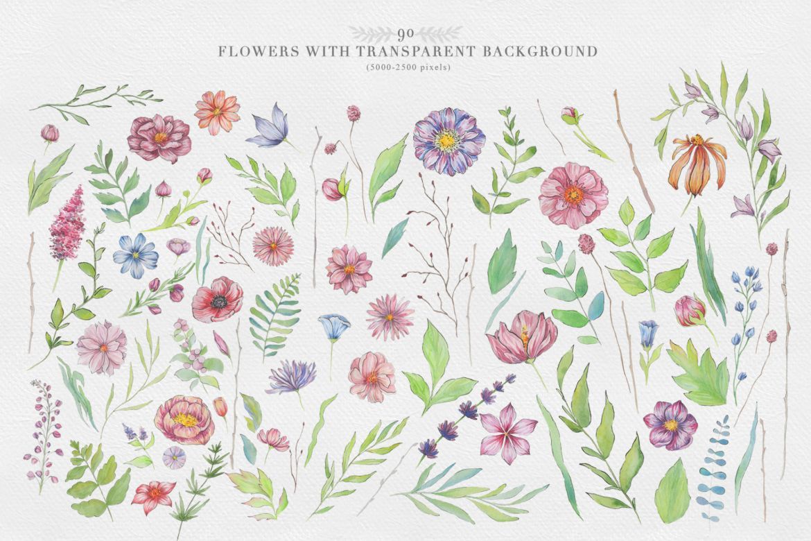 Spring Vibes Watercolor Collection alternate