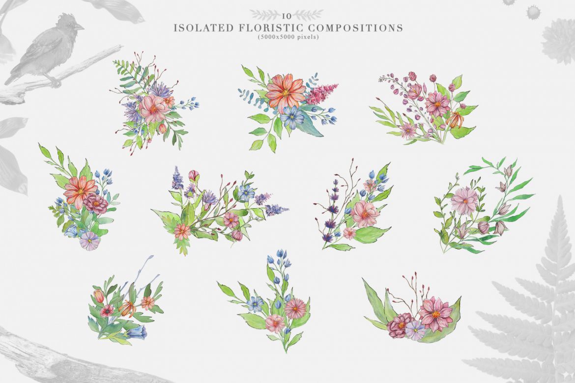 Spring Vibes Watercolor Collection - view 6