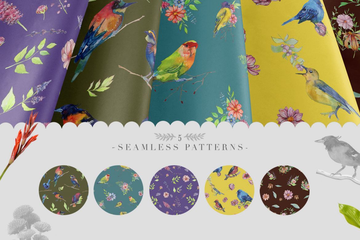 Spring Vibes Watercolor Collection - view 7