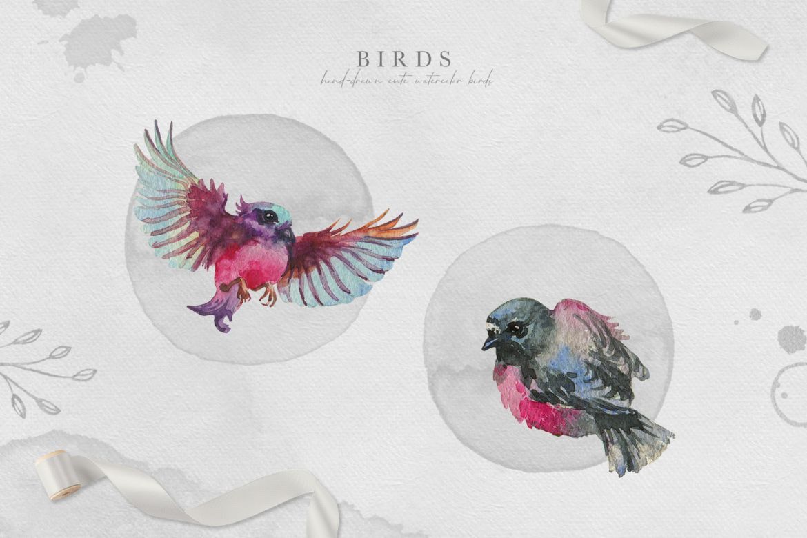 Floral Tenderness Watercolor Collection alternate