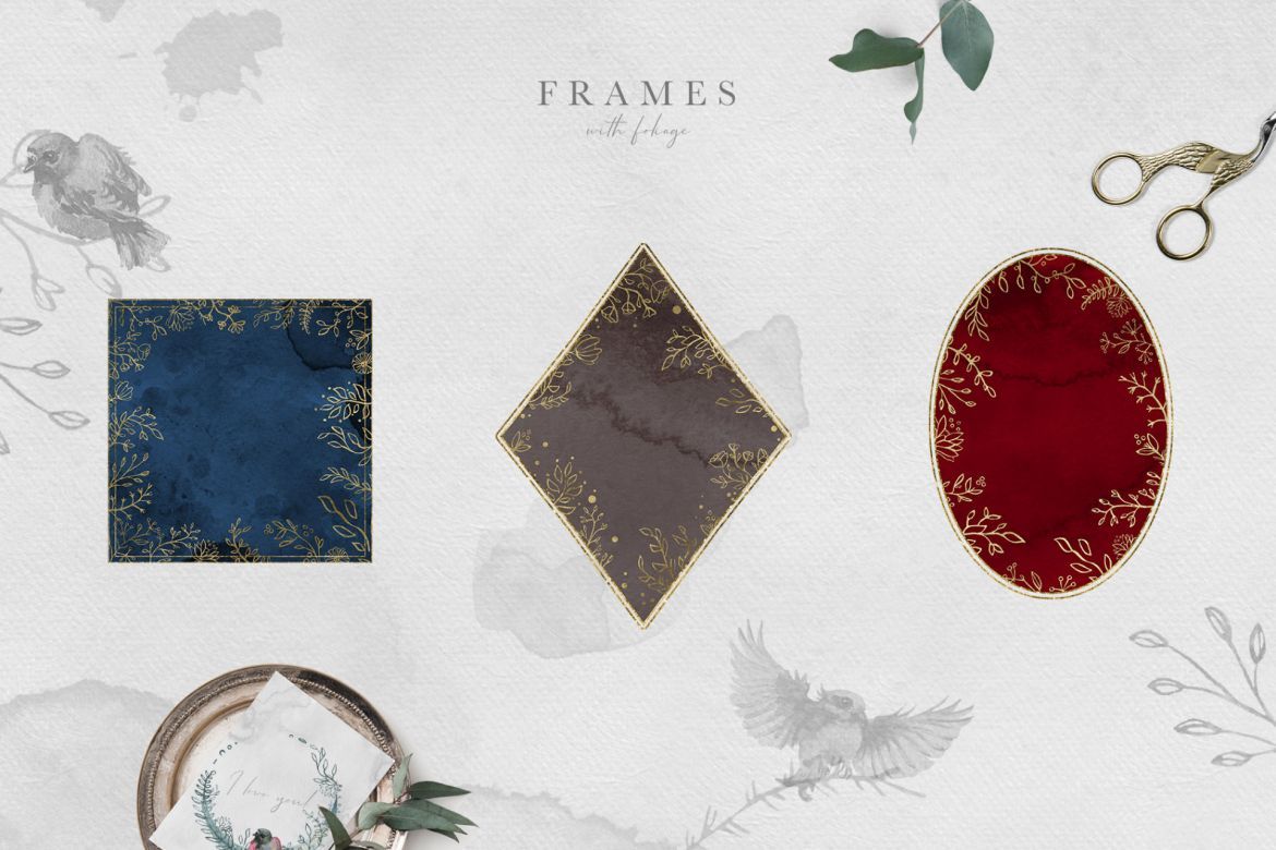 Floral Tenderness Watercolor Collection - view 5